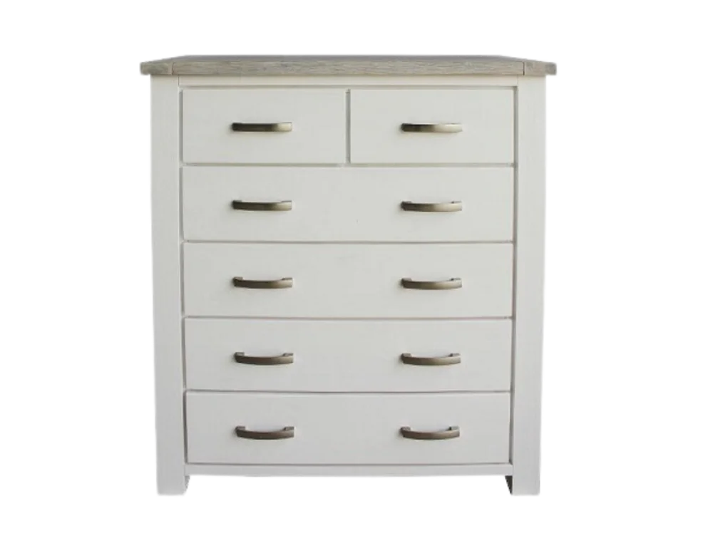 Acacia 6 Drawer Tallboy
