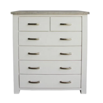 Acacia 6 Drawer Tallboy